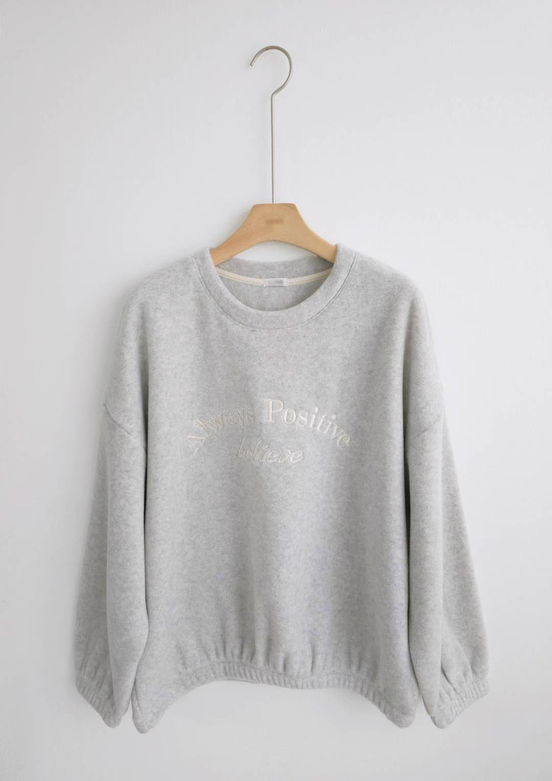 A14.Always Positive絨面縮口TEE