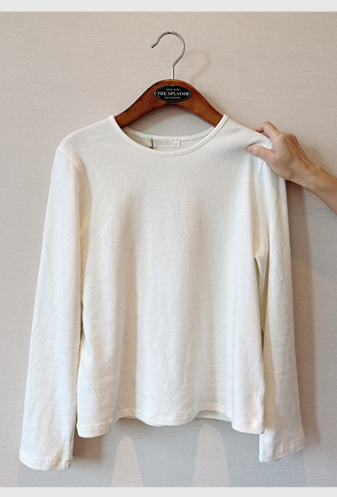 B08.蒙布朗素色舒適圓領上衣
