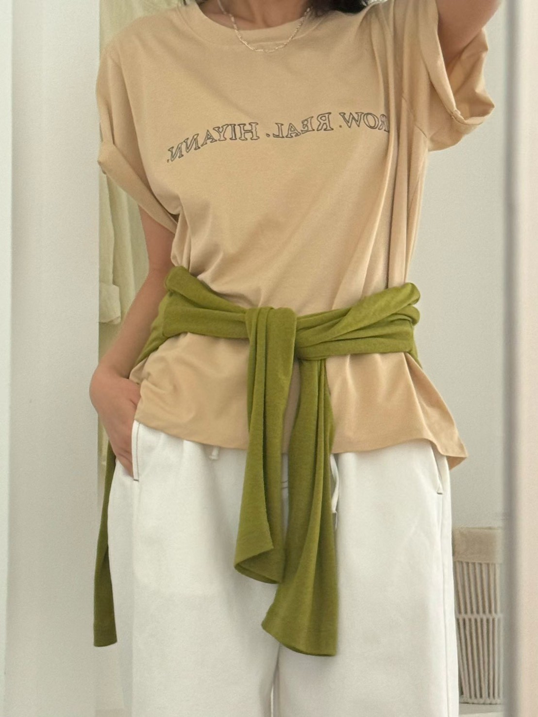 B38.休閒自在印字短TEE