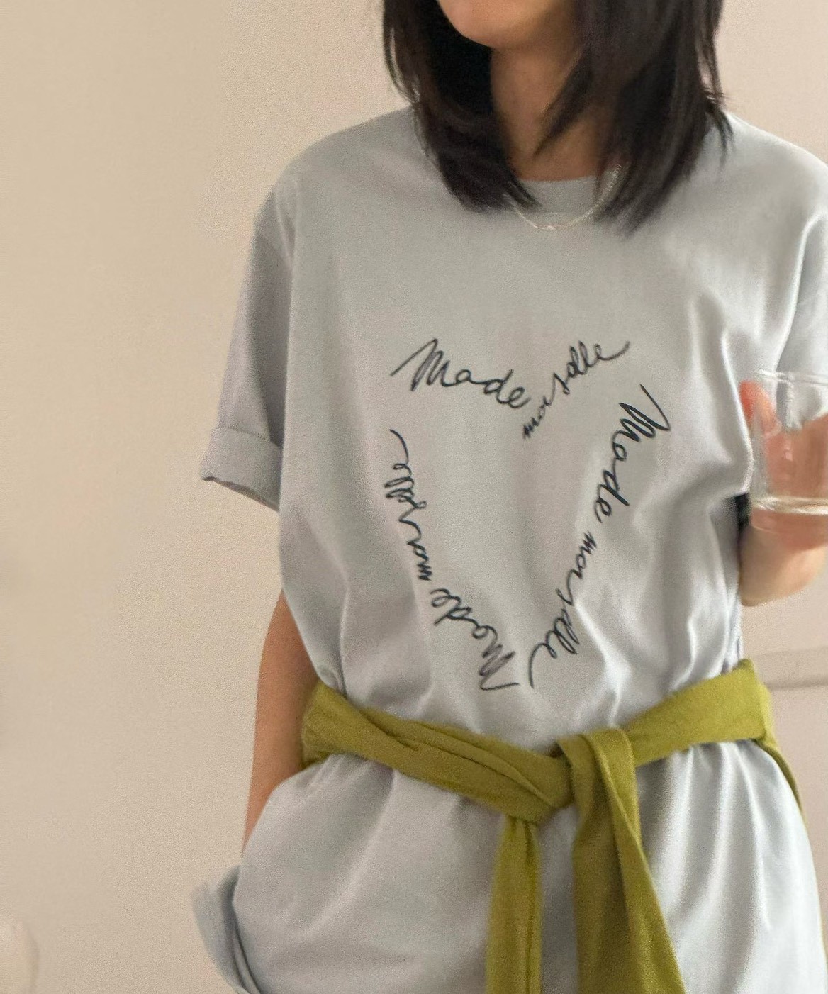 B37.可愛愛心排字寬鬆TEE