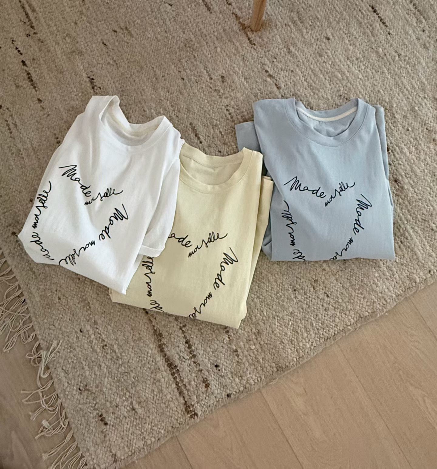 B37.可愛愛心排字寬鬆TEE