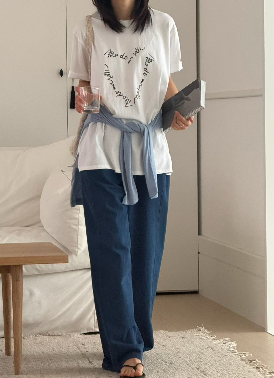 B37.可愛愛心排字寬鬆TEE