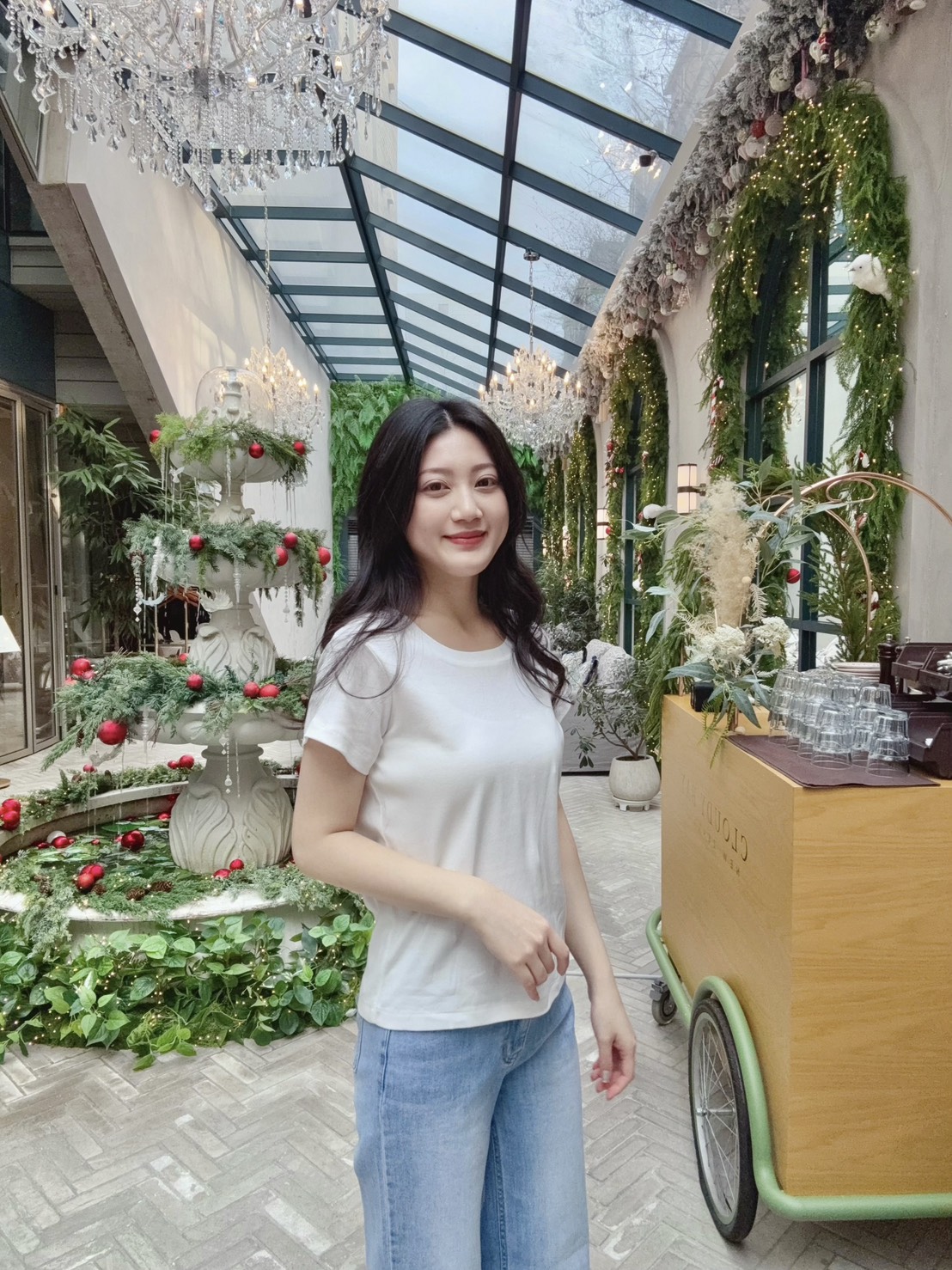 A04.日常素面大圓領彈性短袖TEE