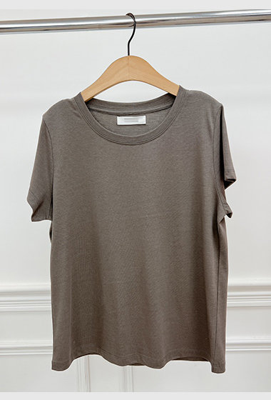 B109.莫蘭迪粉彩圓領MODAL短袖TEE