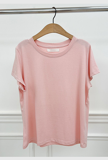 B109.莫蘭迪粉彩圓領MODAL短袖TEE