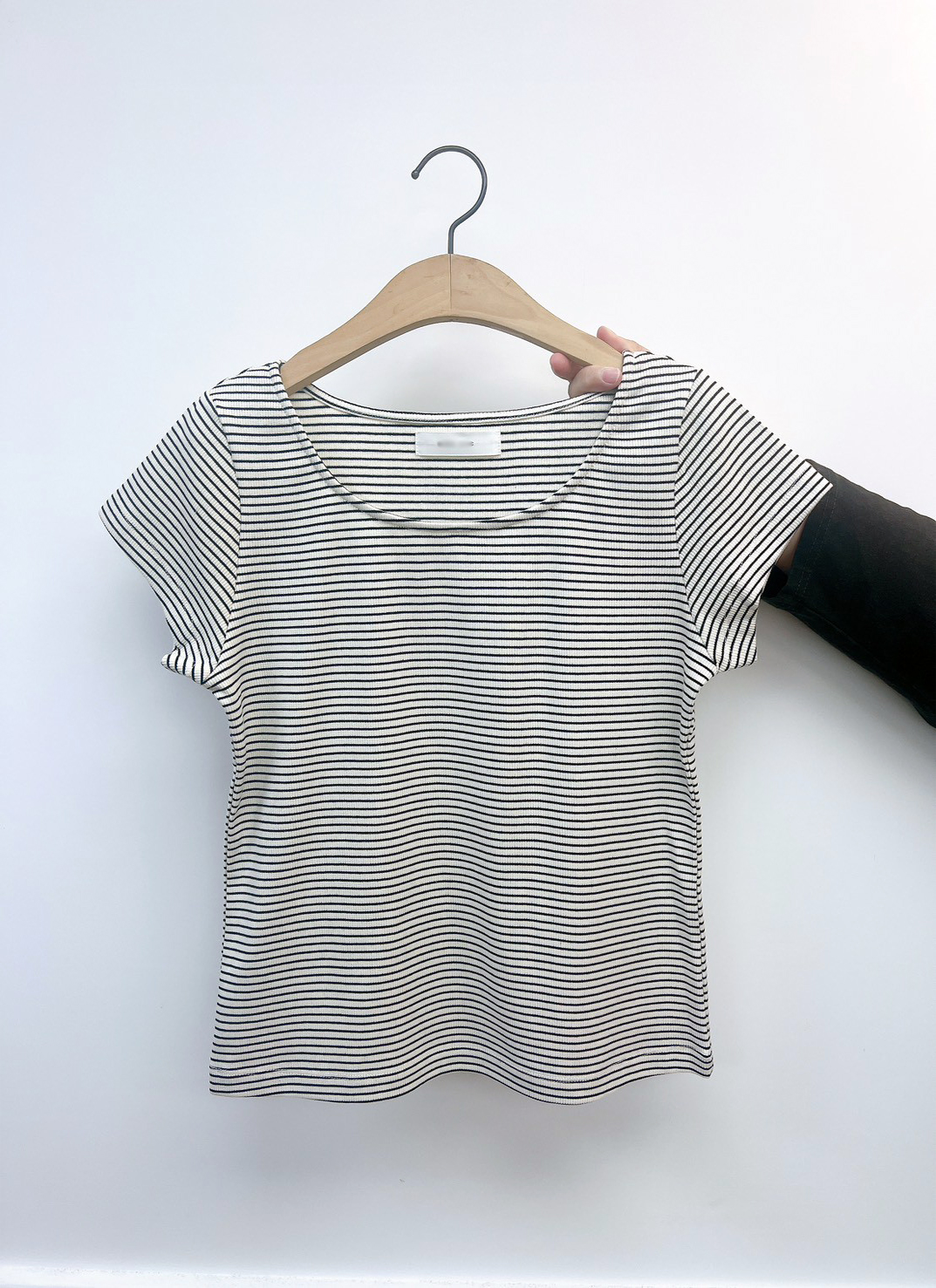 海軍風條紋圓領短袖TEE