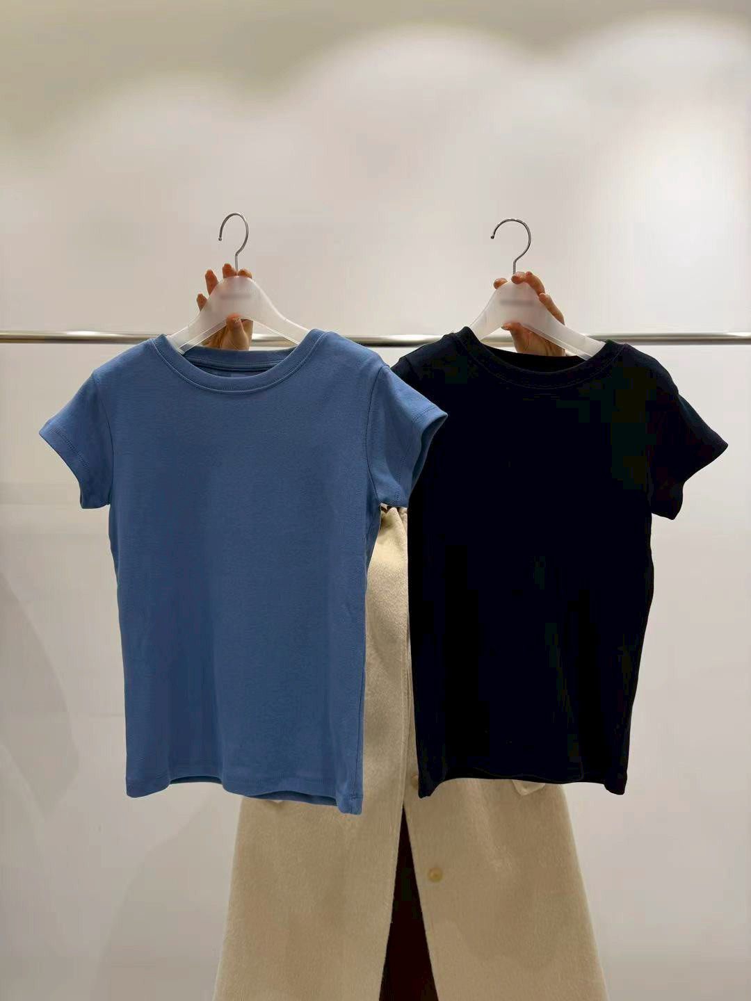 B41.質感家多彩百搭素色短袖TEE