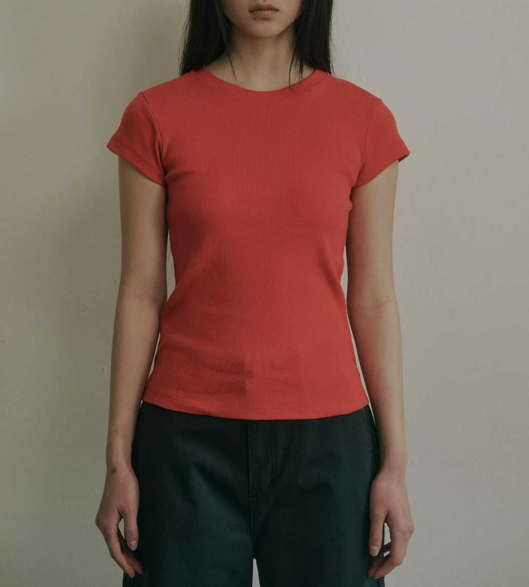 B41.質感家多彩百搭素色短袖TEE