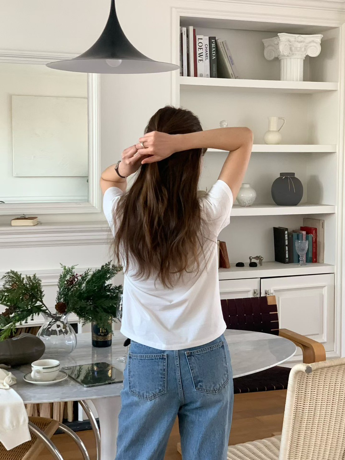 B01.大V家BONJOUR印字短TEE