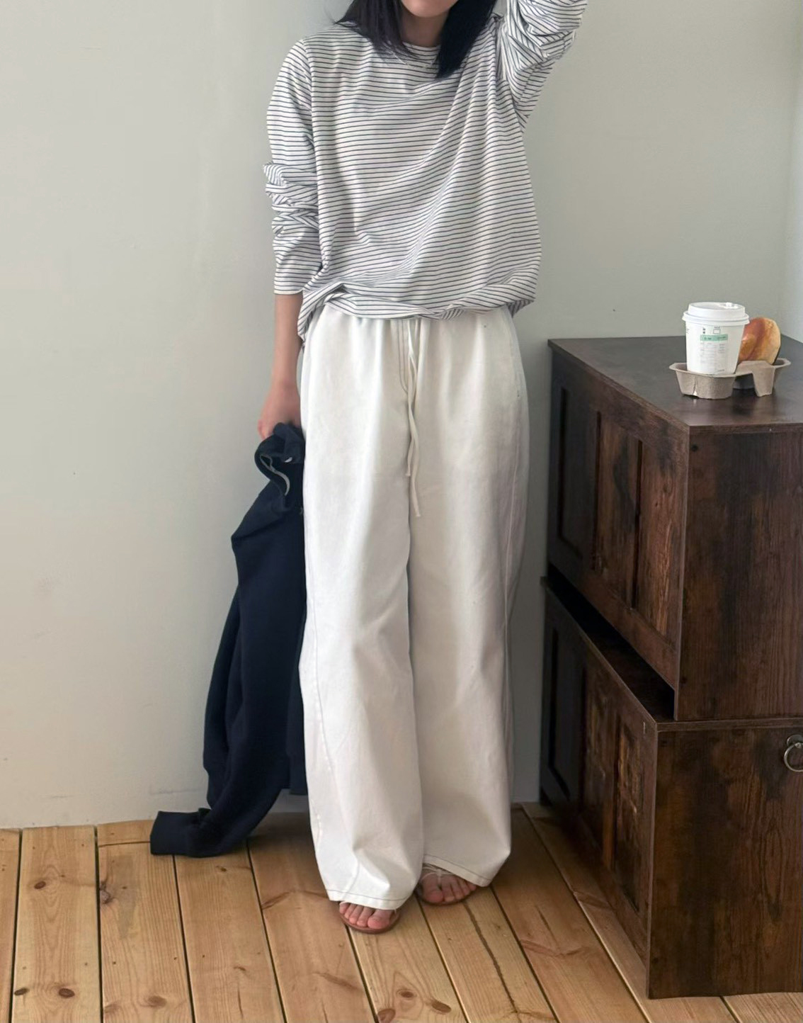 B54.日系女孩好穿細條紋TEE