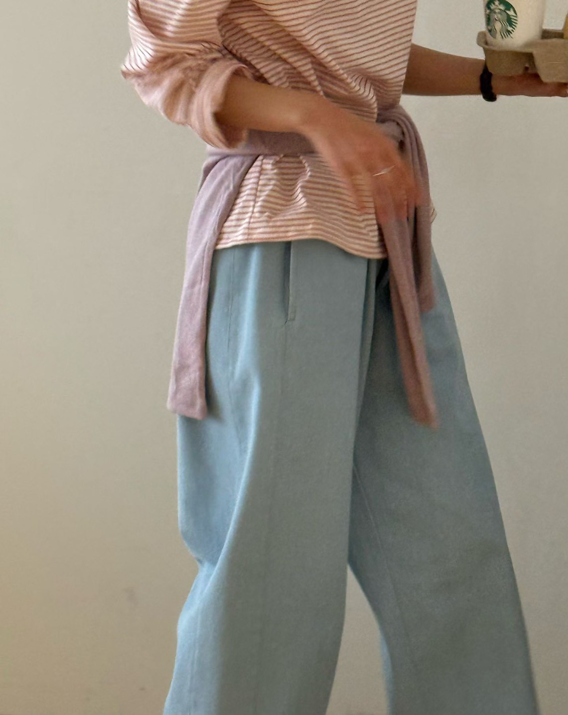 B54.日系女孩好穿細條紋TEE