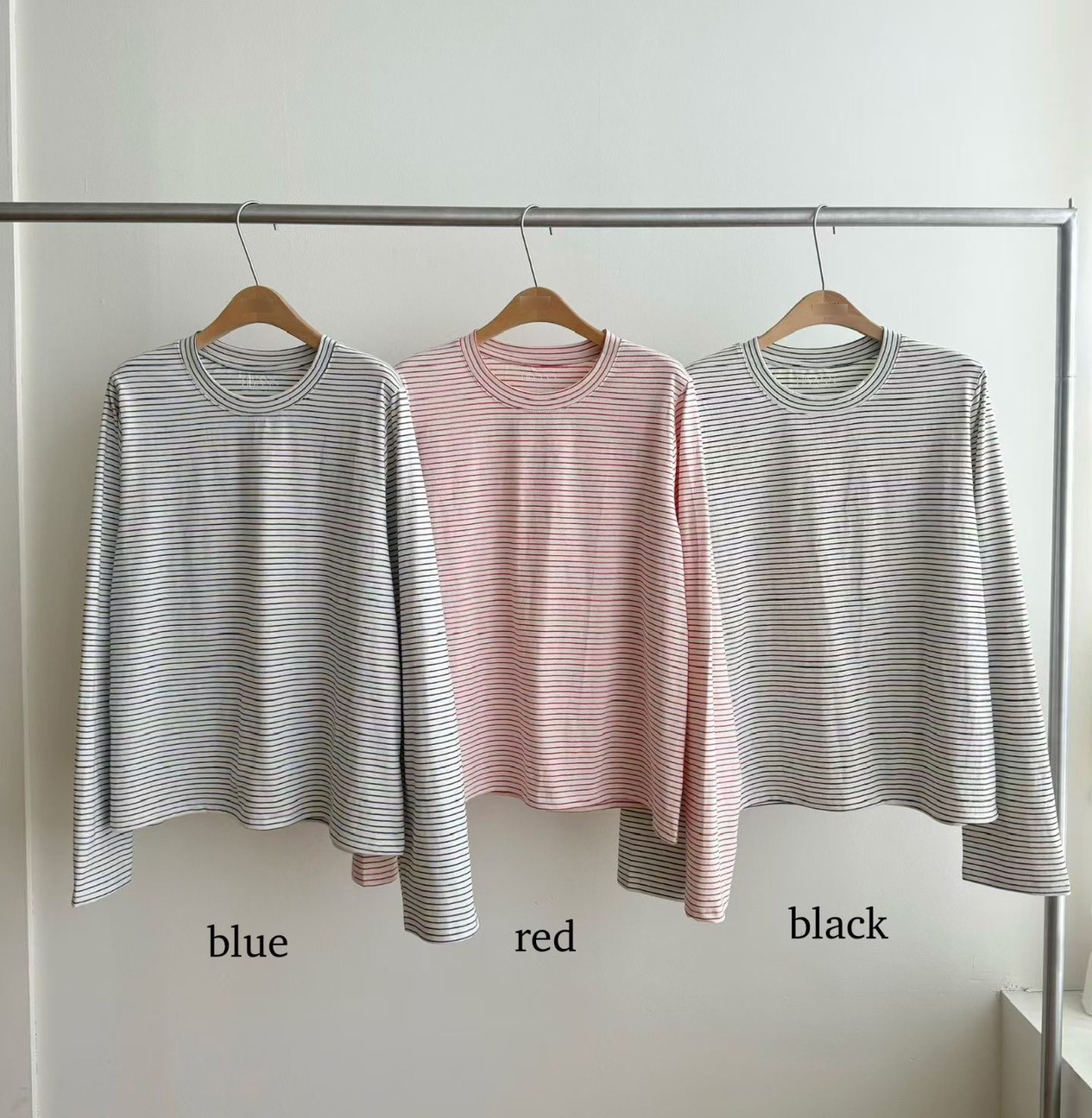 B54.日系女孩好穿細條紋TEE