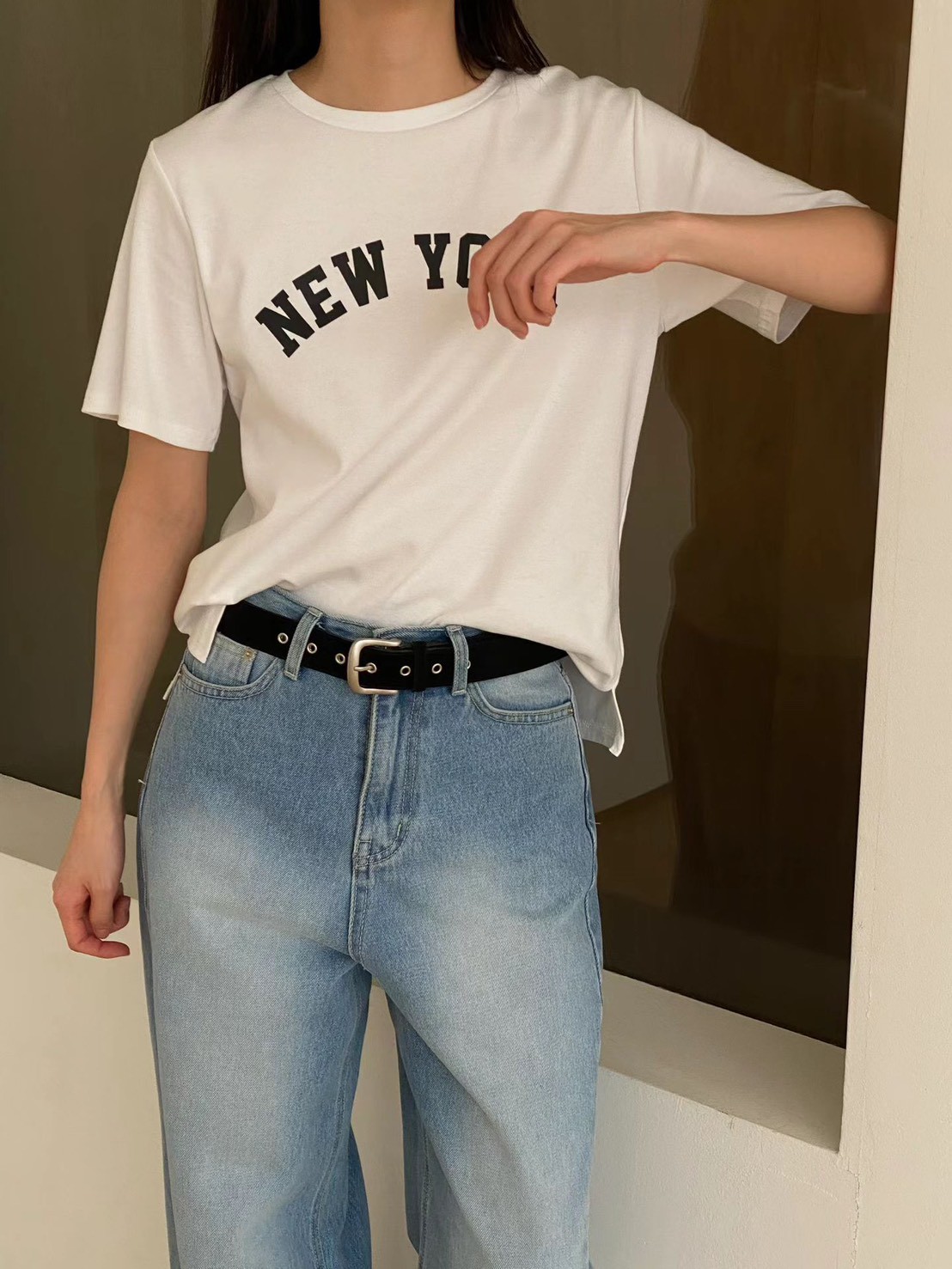 A12.俏皮NEW YORK短袖TEE