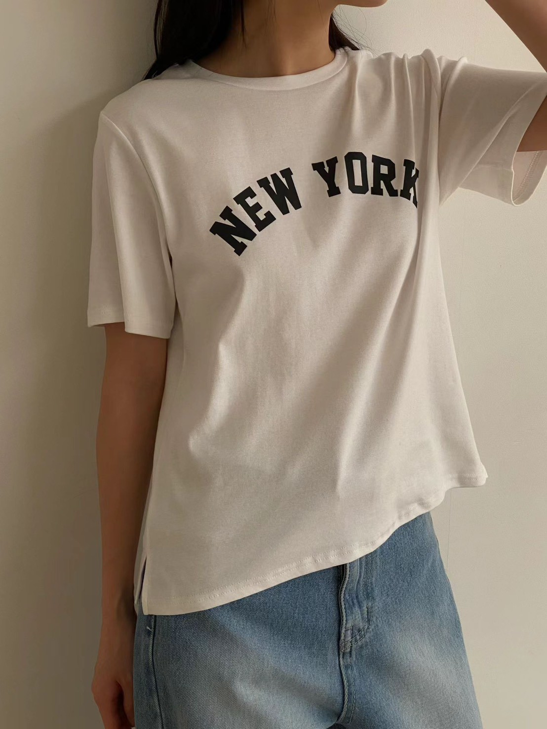 A12.俏皮NEW YORK短袖TEE