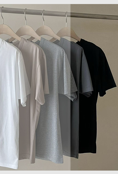 A41.JP家零失誤小V領絲光棉TEE