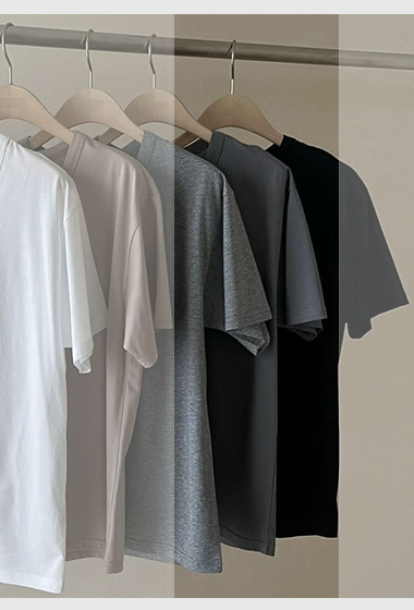 A41.JP家零失誤小V領絲光棉TEE