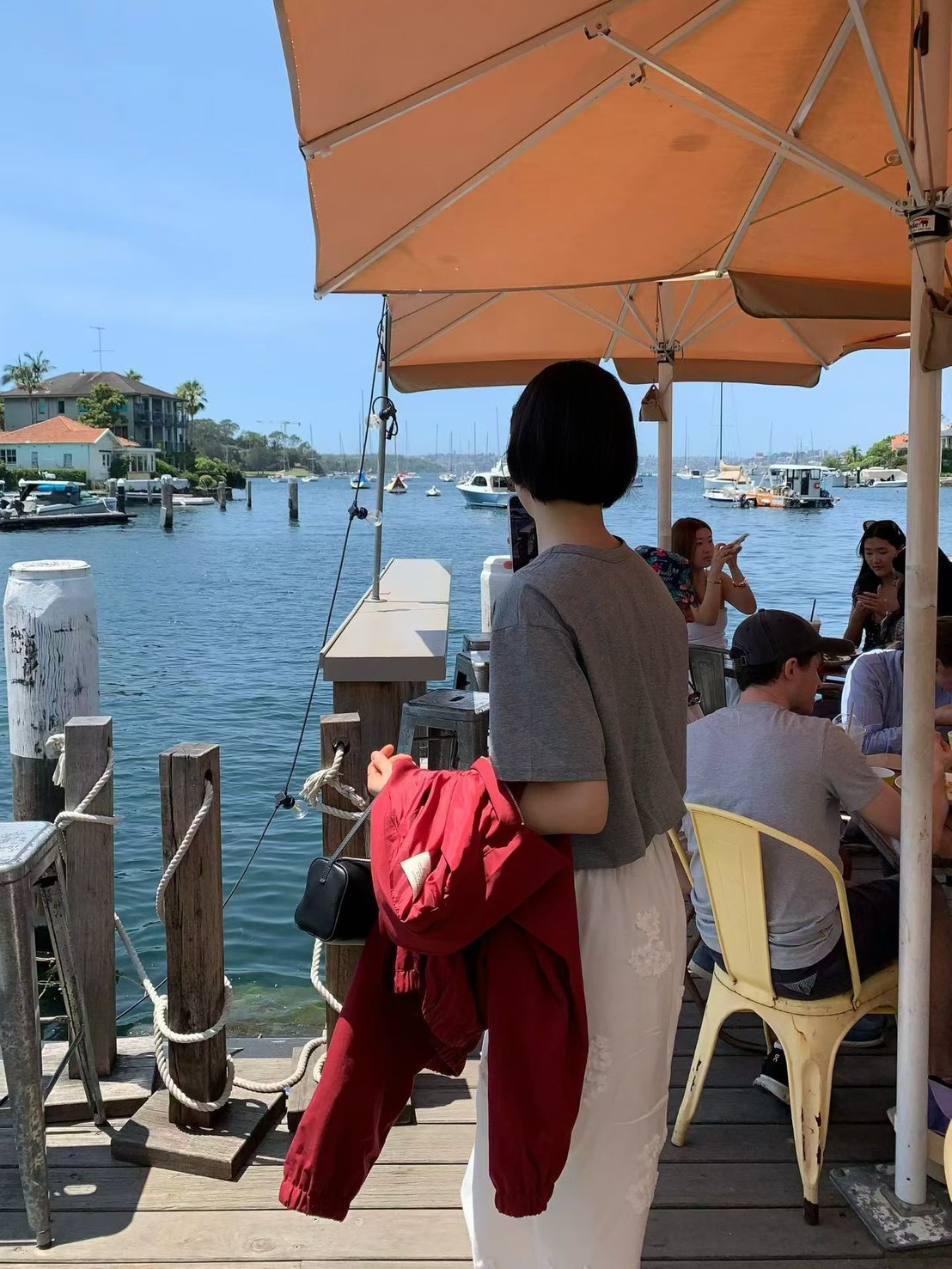 A41.JP家零失誤小V領絲光棉TEE