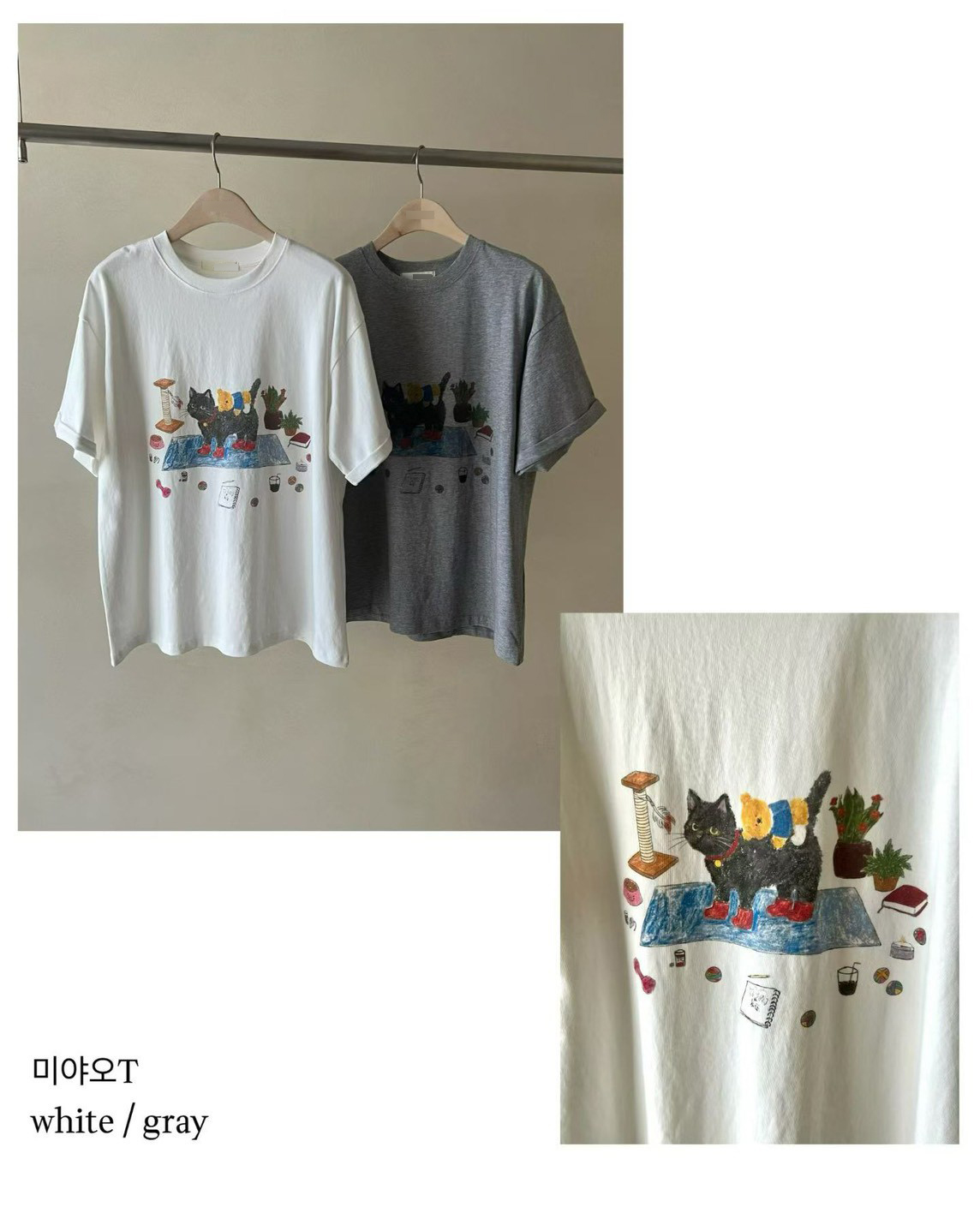 A52.JP家少女心爆發貓咪TEE