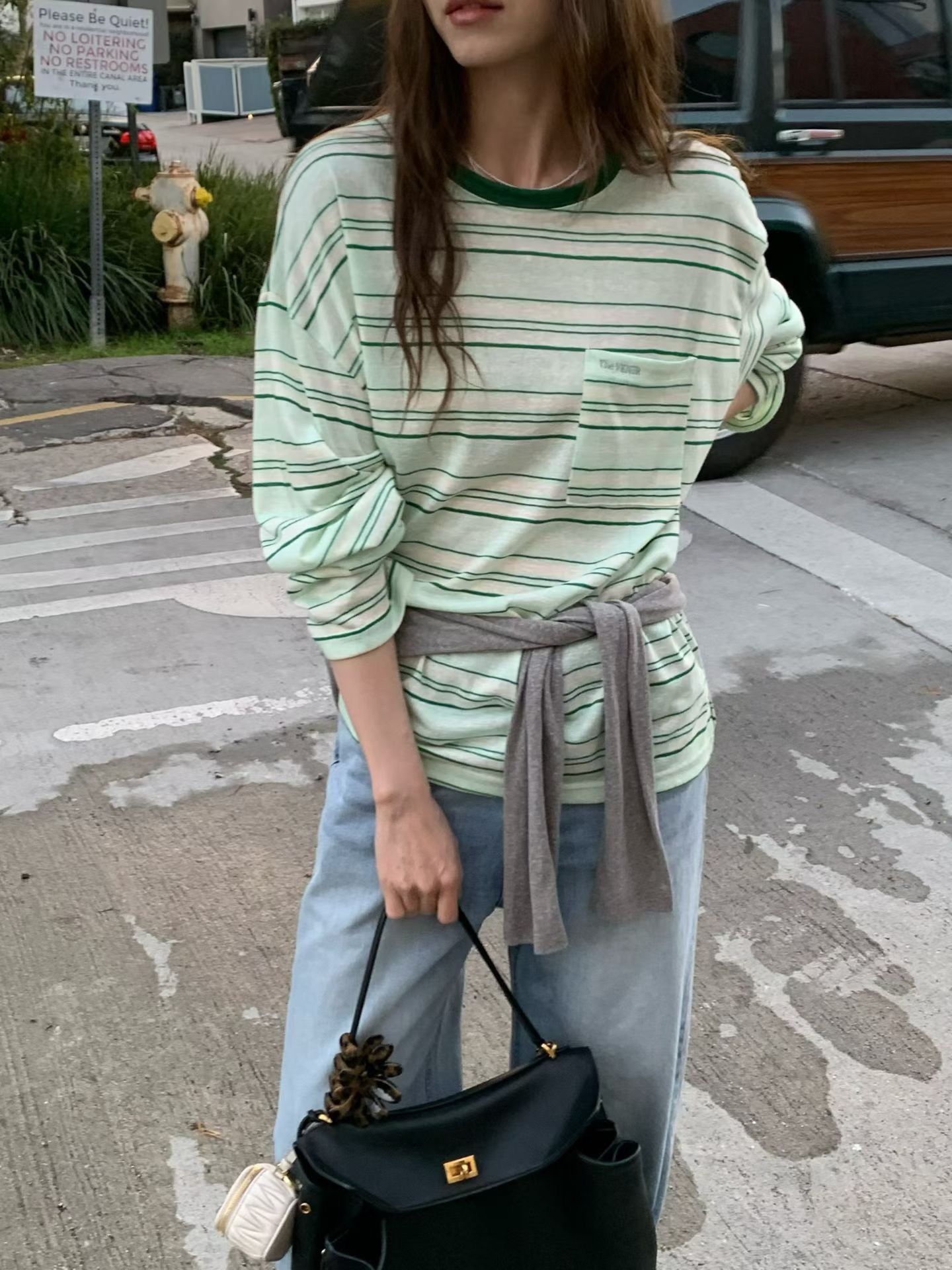 A46.元氣多巴胺條紋TEE