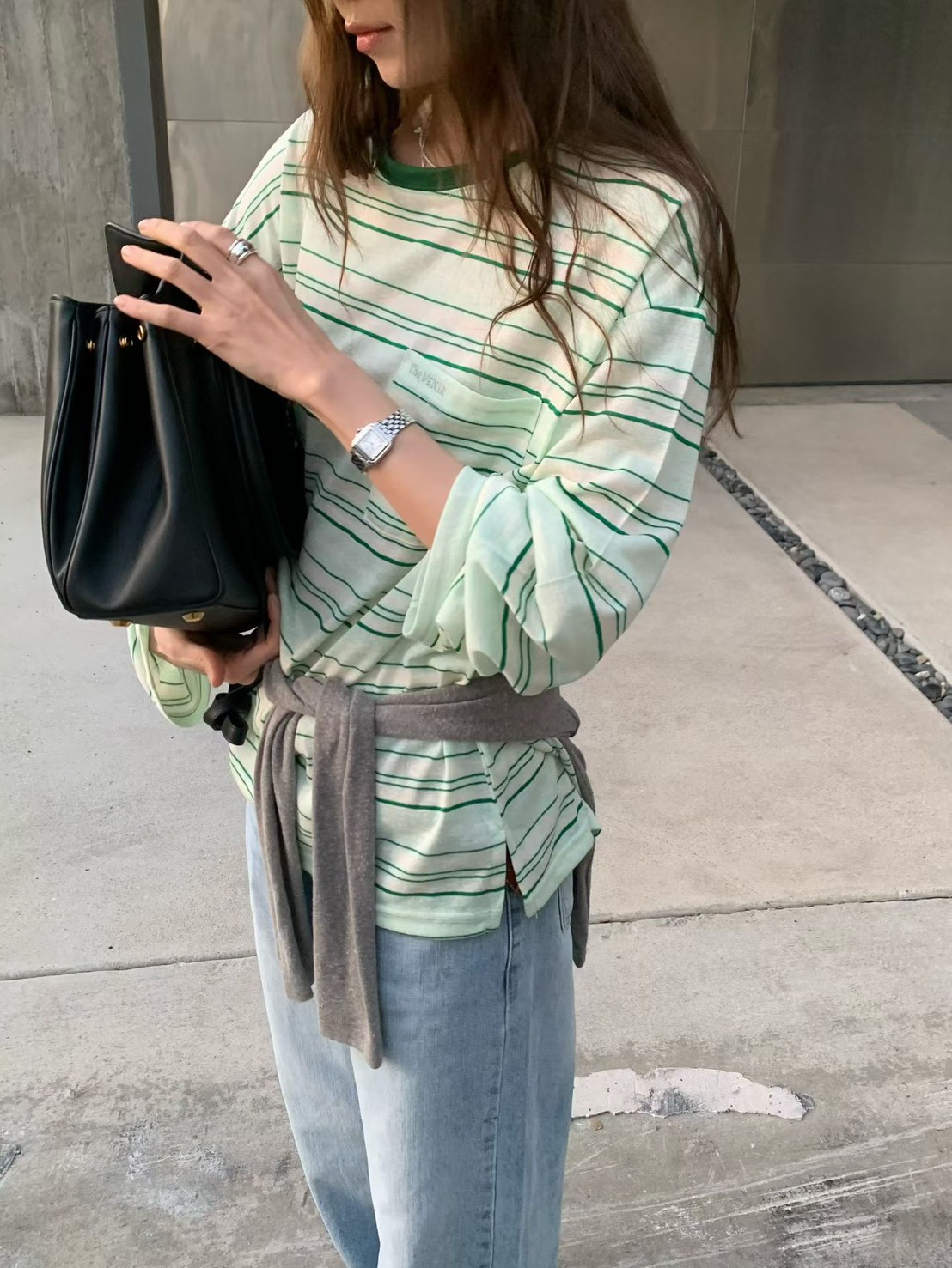 A46.元氣多巴胺條紋TEE