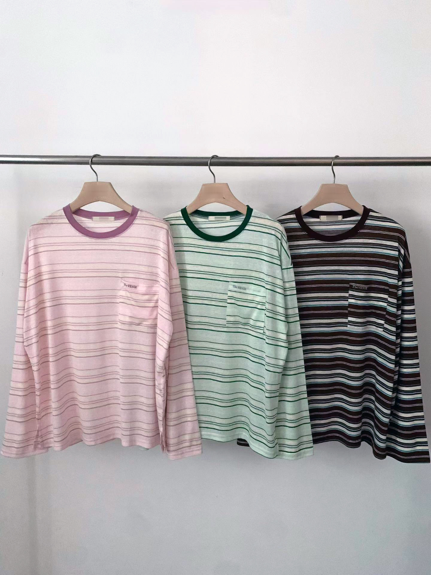 A46.元氣多巴胺條紋TEE