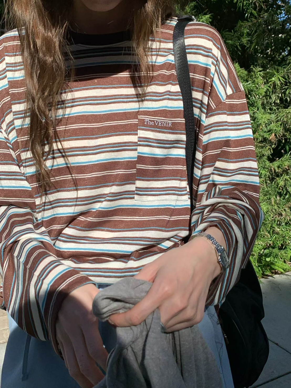 A46.元氣多巴胺條紋TEE