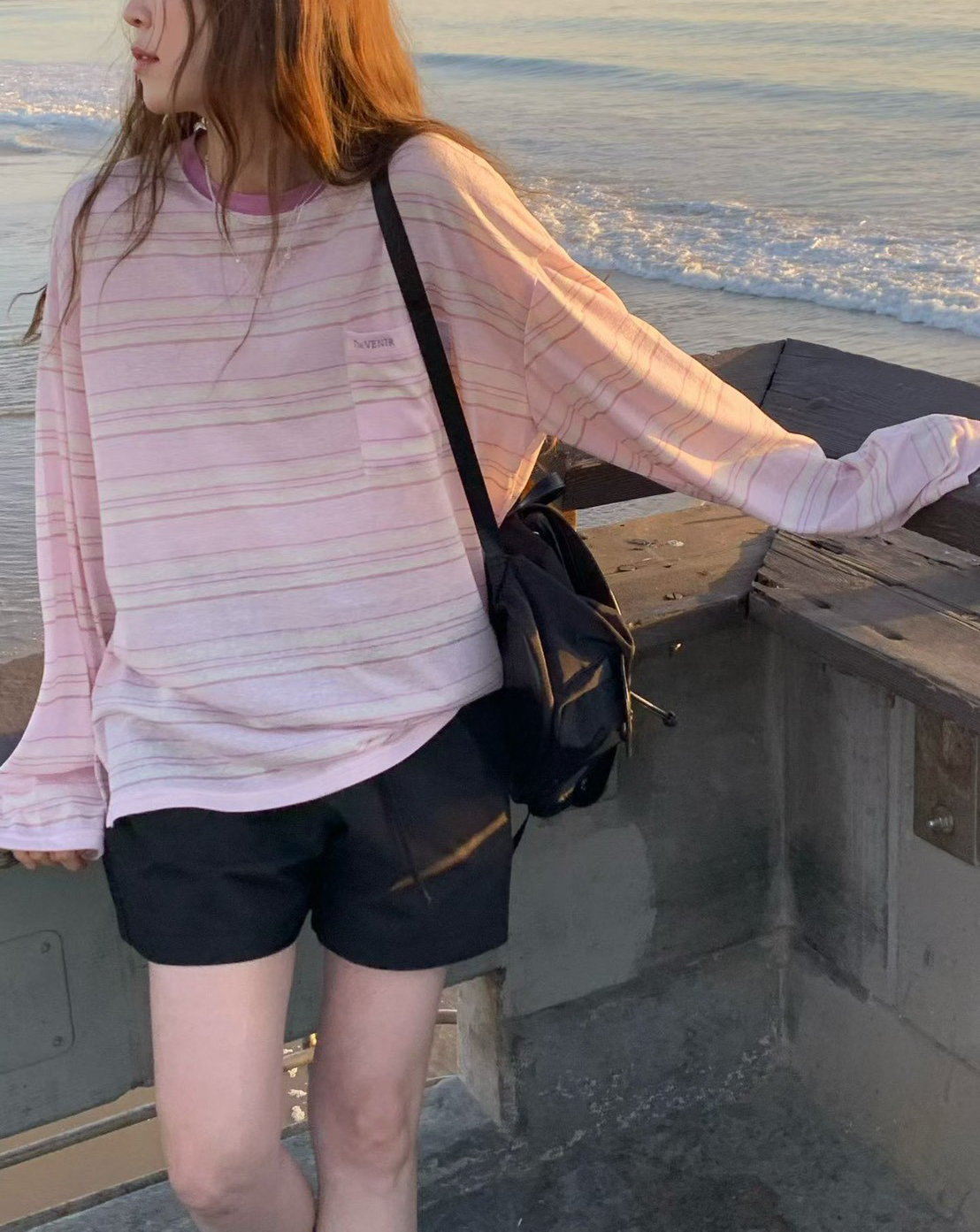 A46.元氣多巴胺條紋TEE