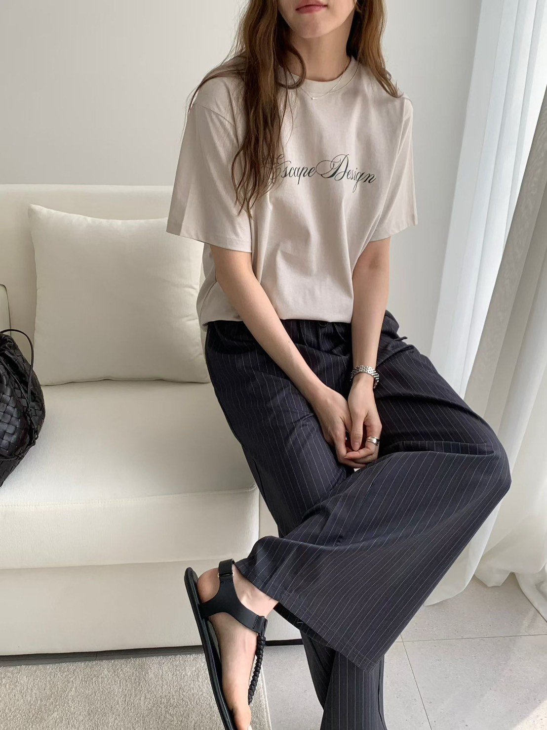 B36.甜甜英文草寫TEE