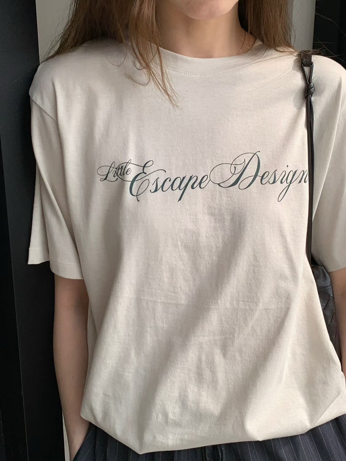 B36.甜甜英文草寫TEE