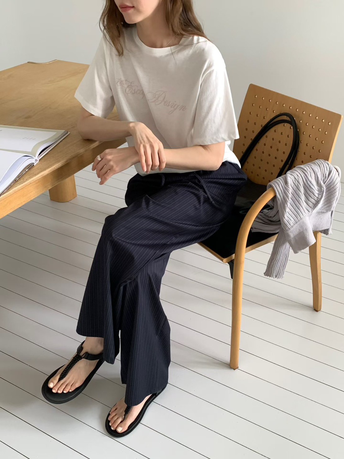 B36.甜甜英文草寫TEE