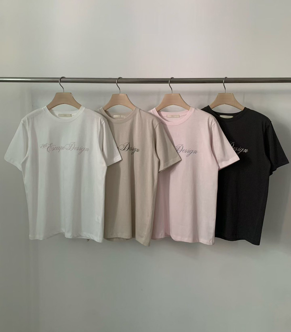 B36.甜甜英文草寫TEE