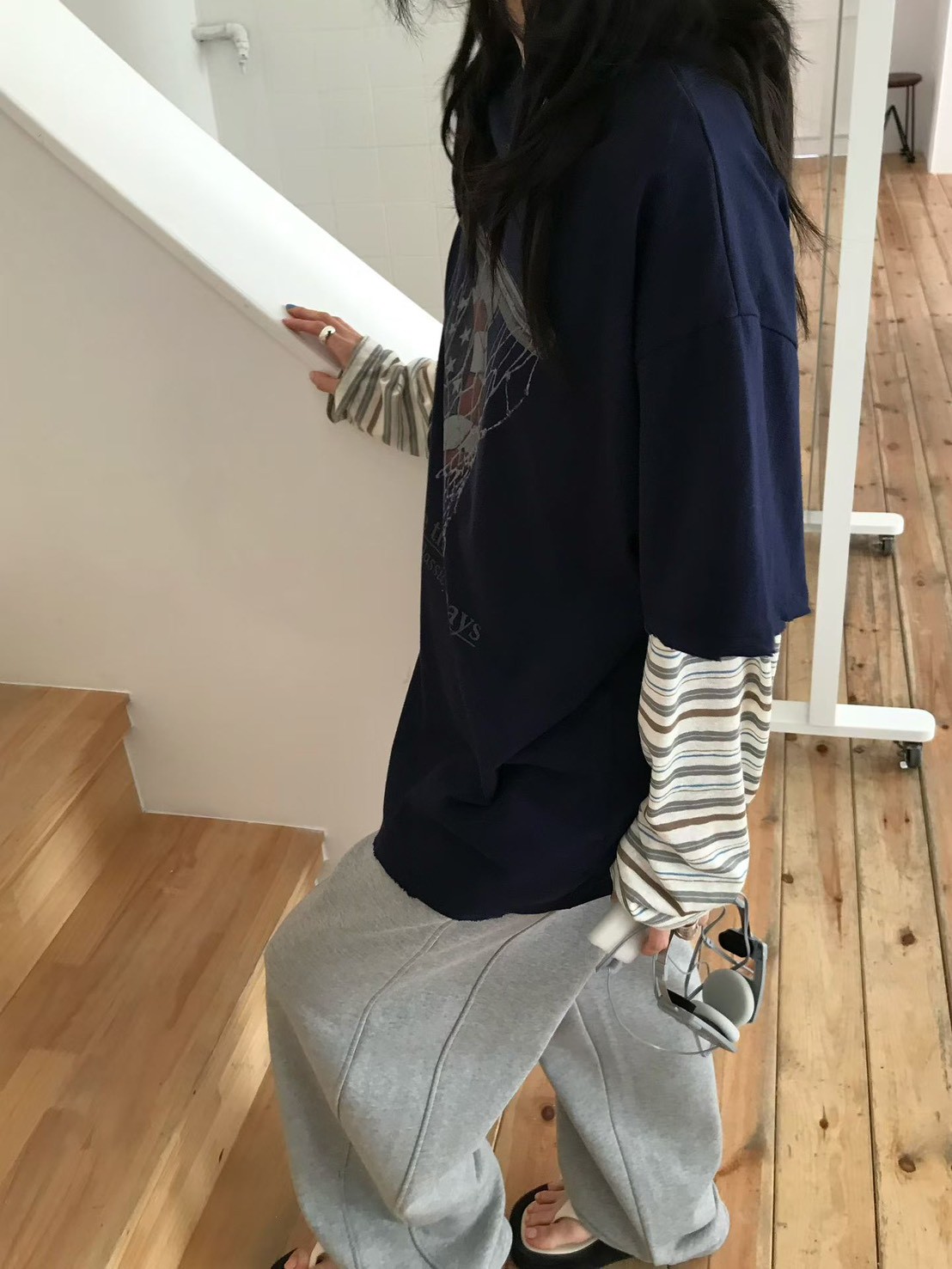 B58.小V家美式職籃休閒TEE