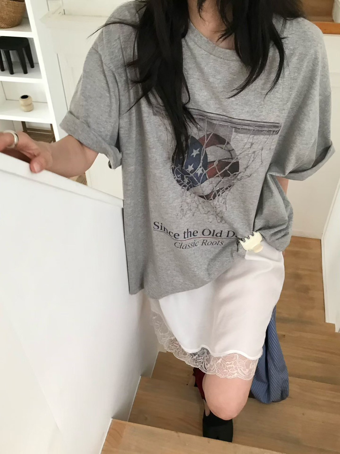 B58.小V家美式職籃休閒TEE