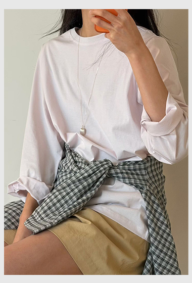 B92.瘦瘦歐膩舒適日常薄長袖