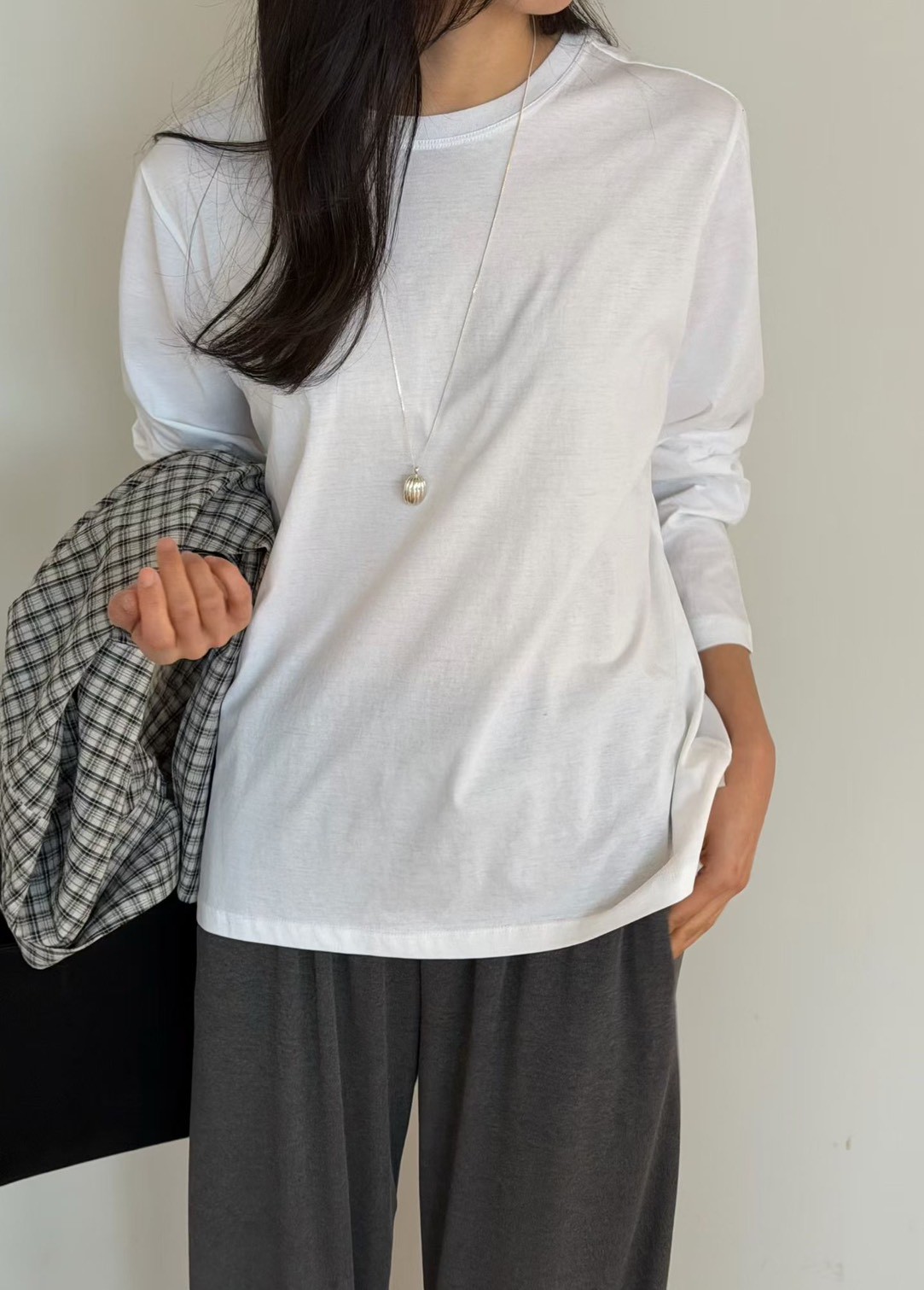 B92.瘦瘦歐膩舒適日常薄長袖