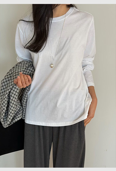 B92.瘦瘦歐膩舒適日常薄長袖