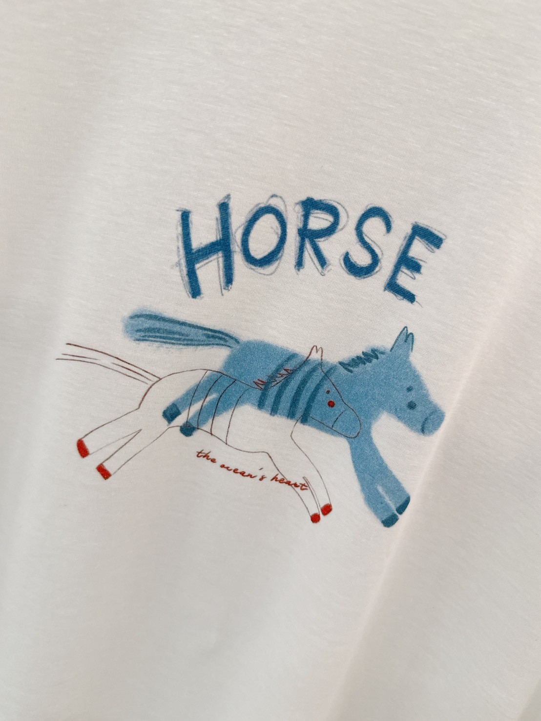 A07.童趣繪畫小馬TEE