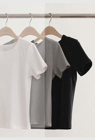 A15.顏值家肩前移顯瘦TEE