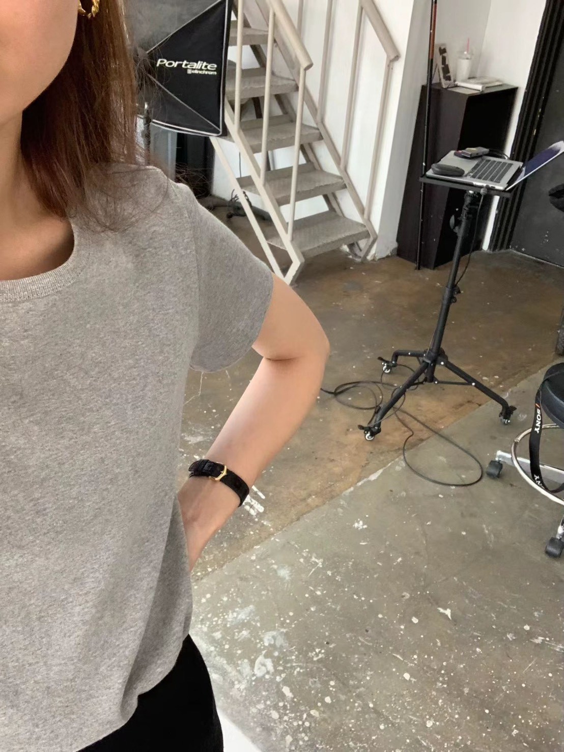 A15.顏值家肩前移顯瘦TEE