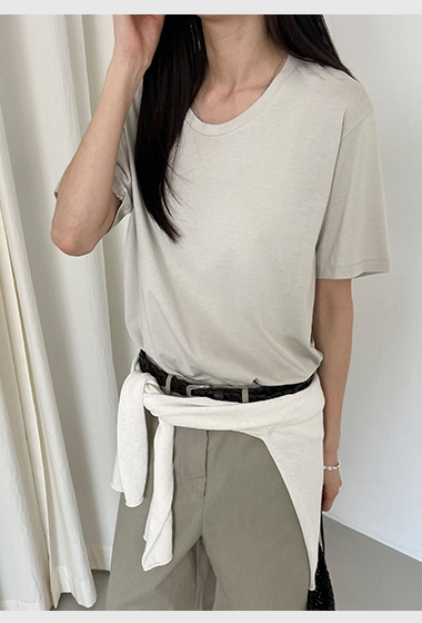 B59.舒適寬鬆莫蘭迪TEE