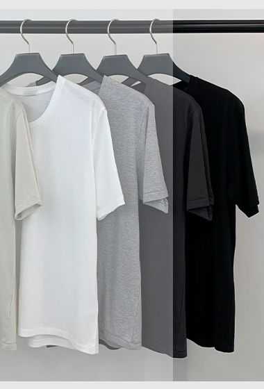 B59.舒適寬鬆莫蘭迪TEE