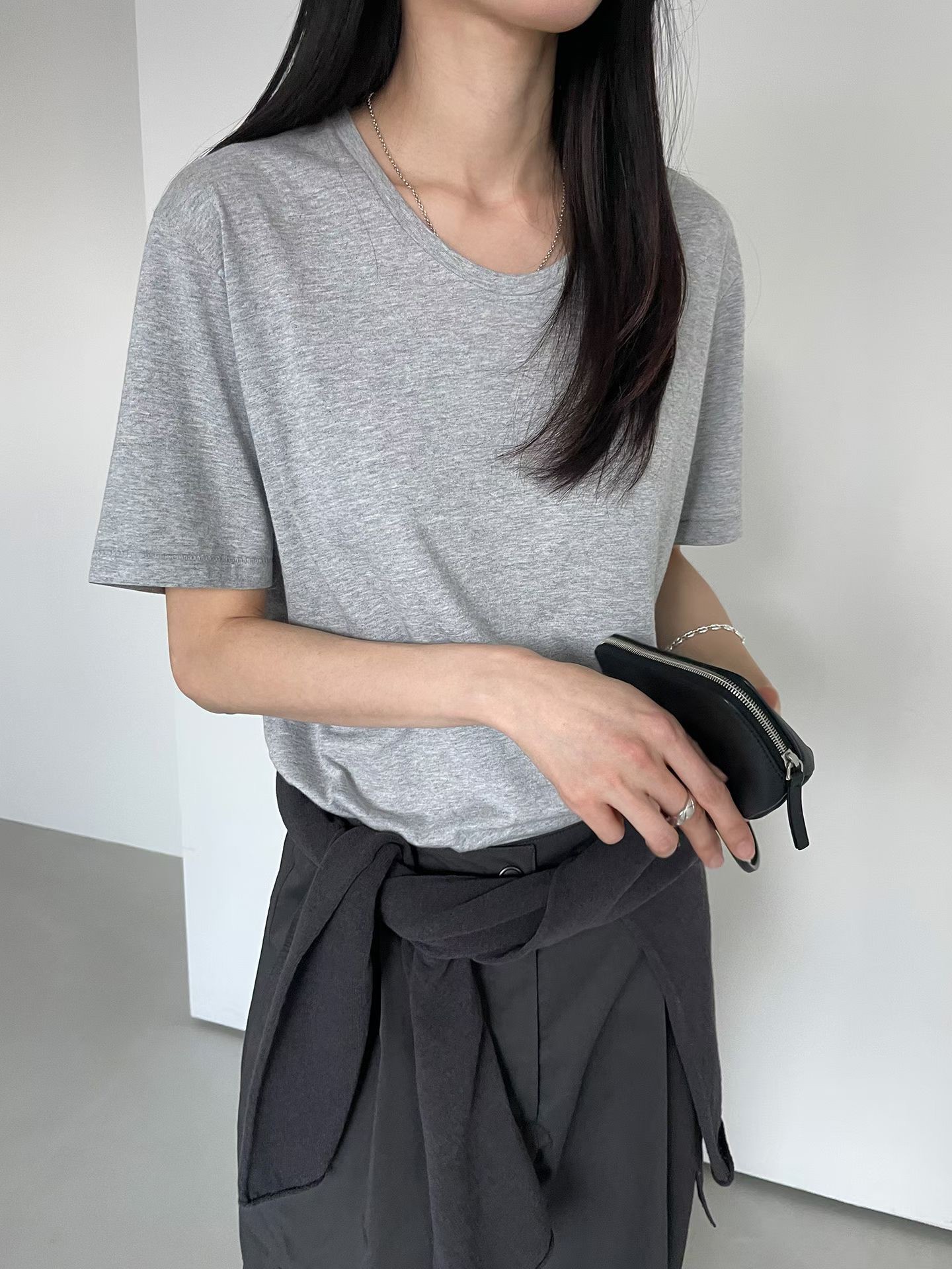 B59.舒適寬鬆莫蘭迪TEE