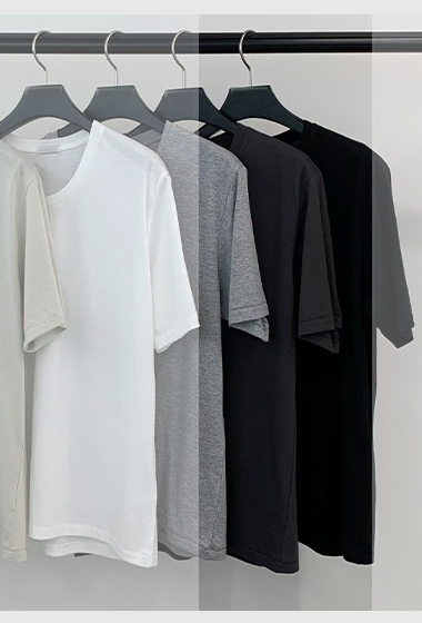 B59.舒適寬鬆莫蘭迪TEE