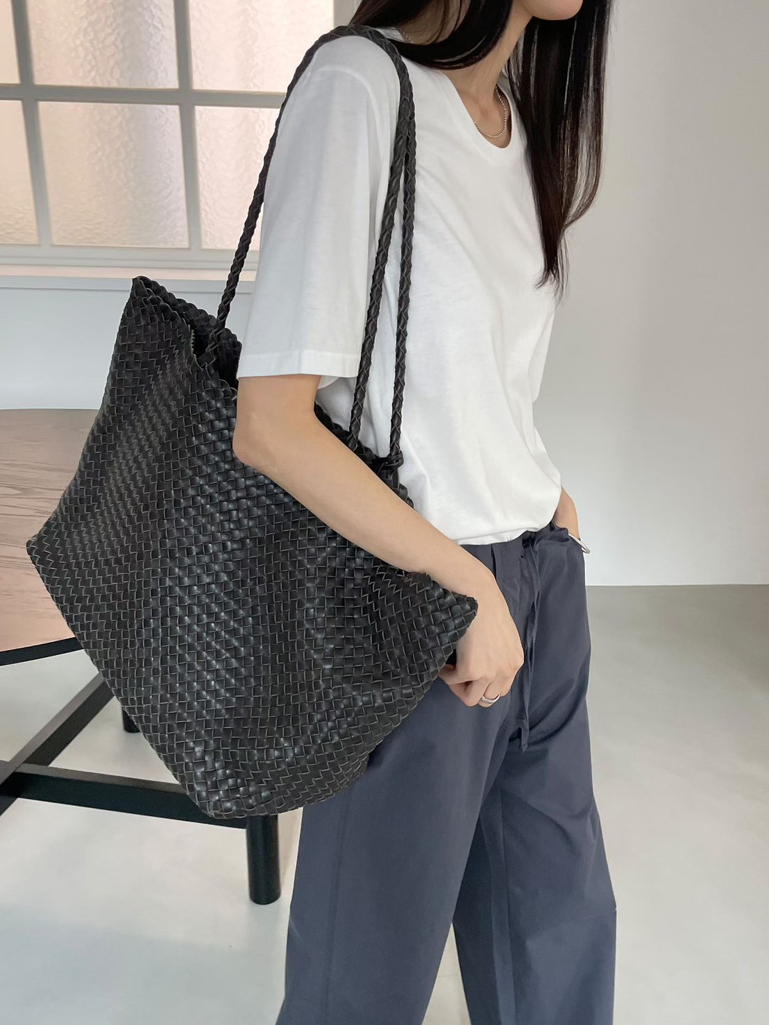 B59.舒適寬鬆莫蘭迪TEE