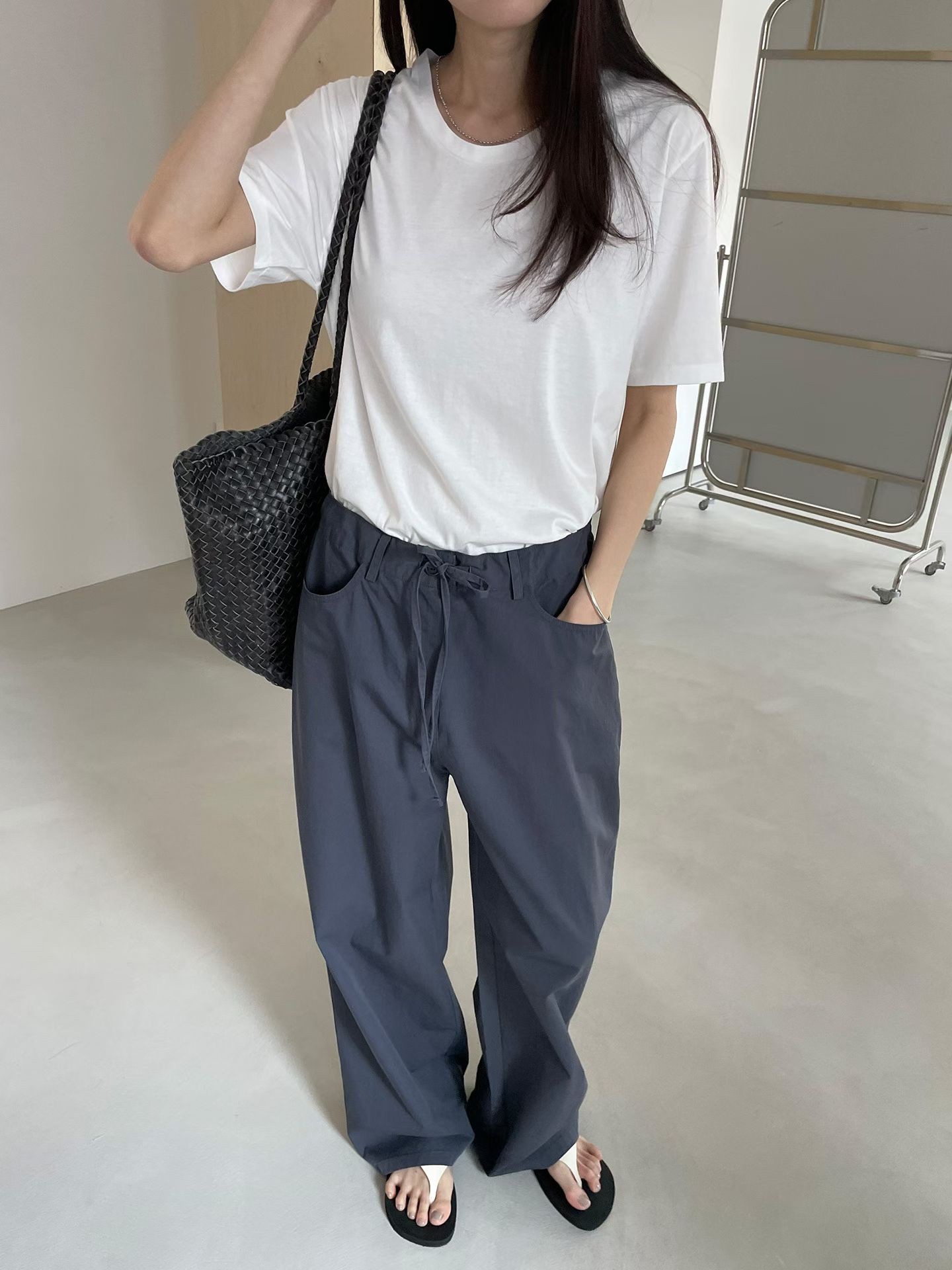 B59.舒適寬鬆莫蘭迪TEE