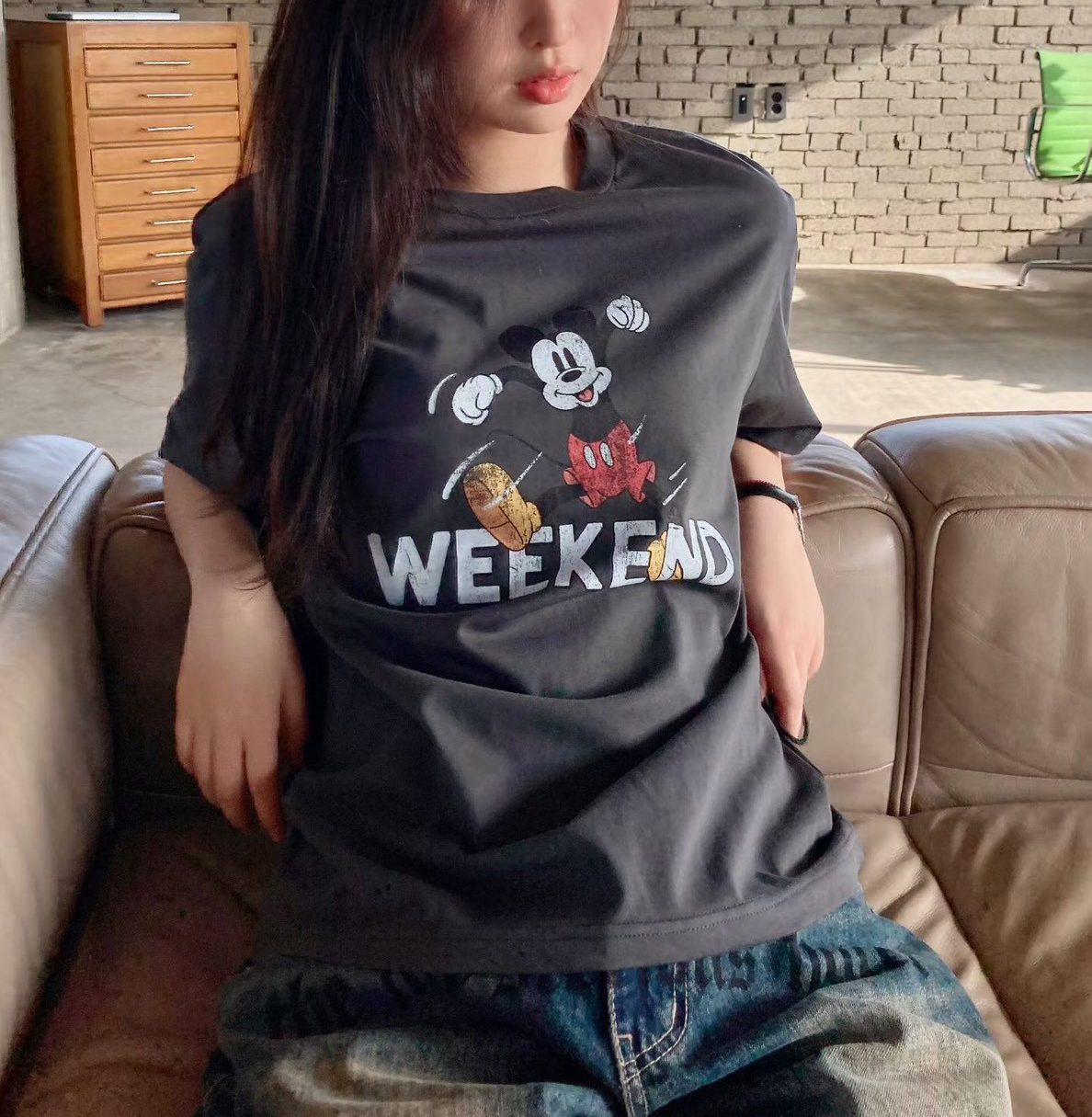 WEEKEND卡通TEE