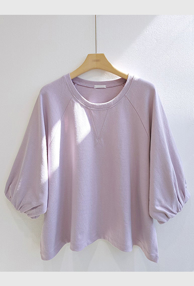 A14.可愛泡芙休閒上衣