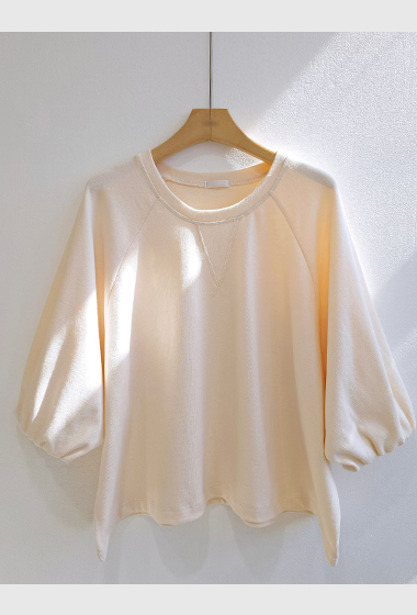 A14.可愛泡芙休閒上衣