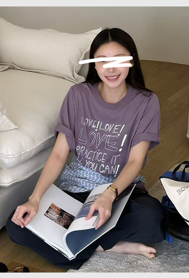 B12.LOVE!塗鴉字TEE