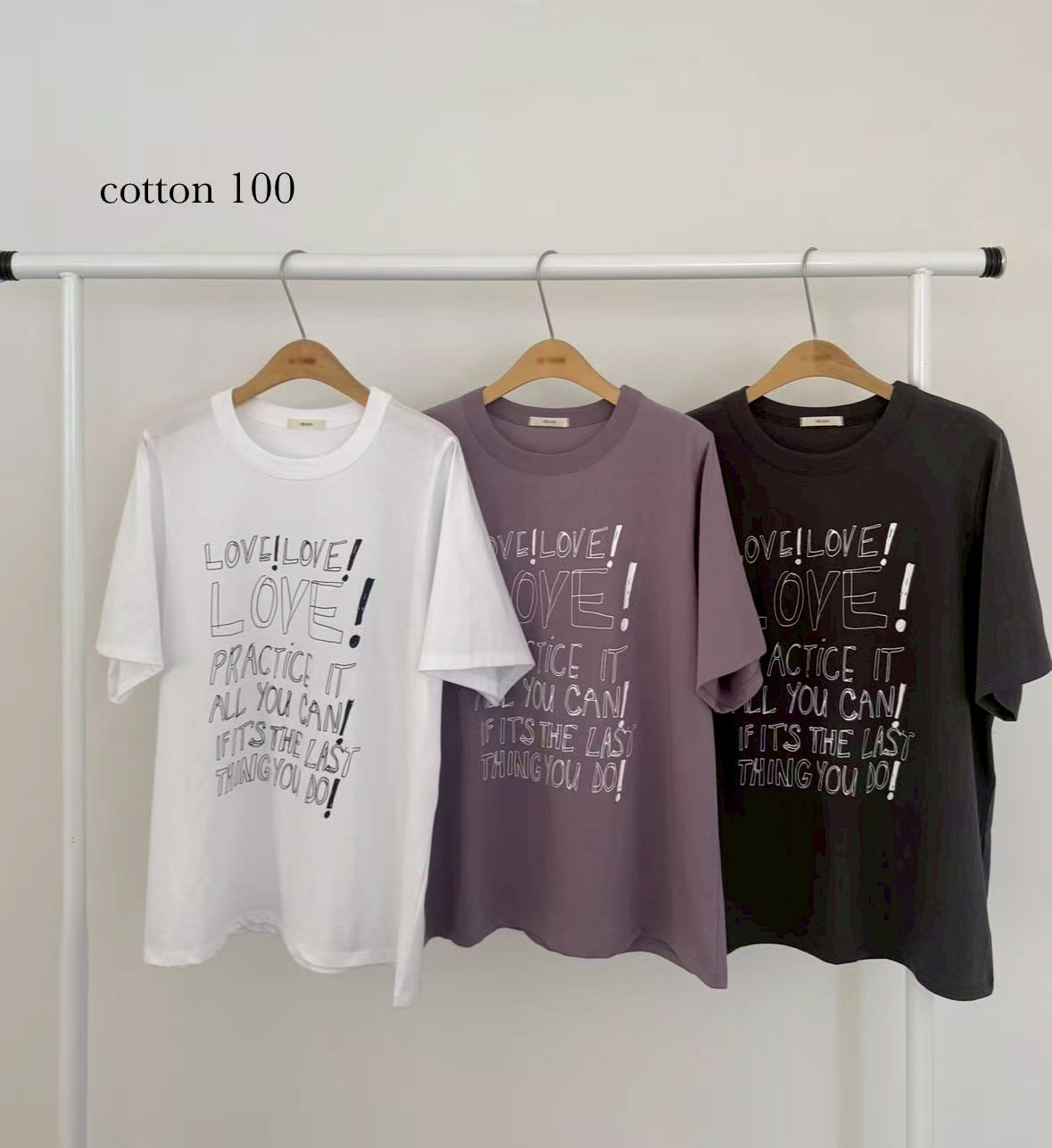 B12.LOVE!塗鴉字TEE